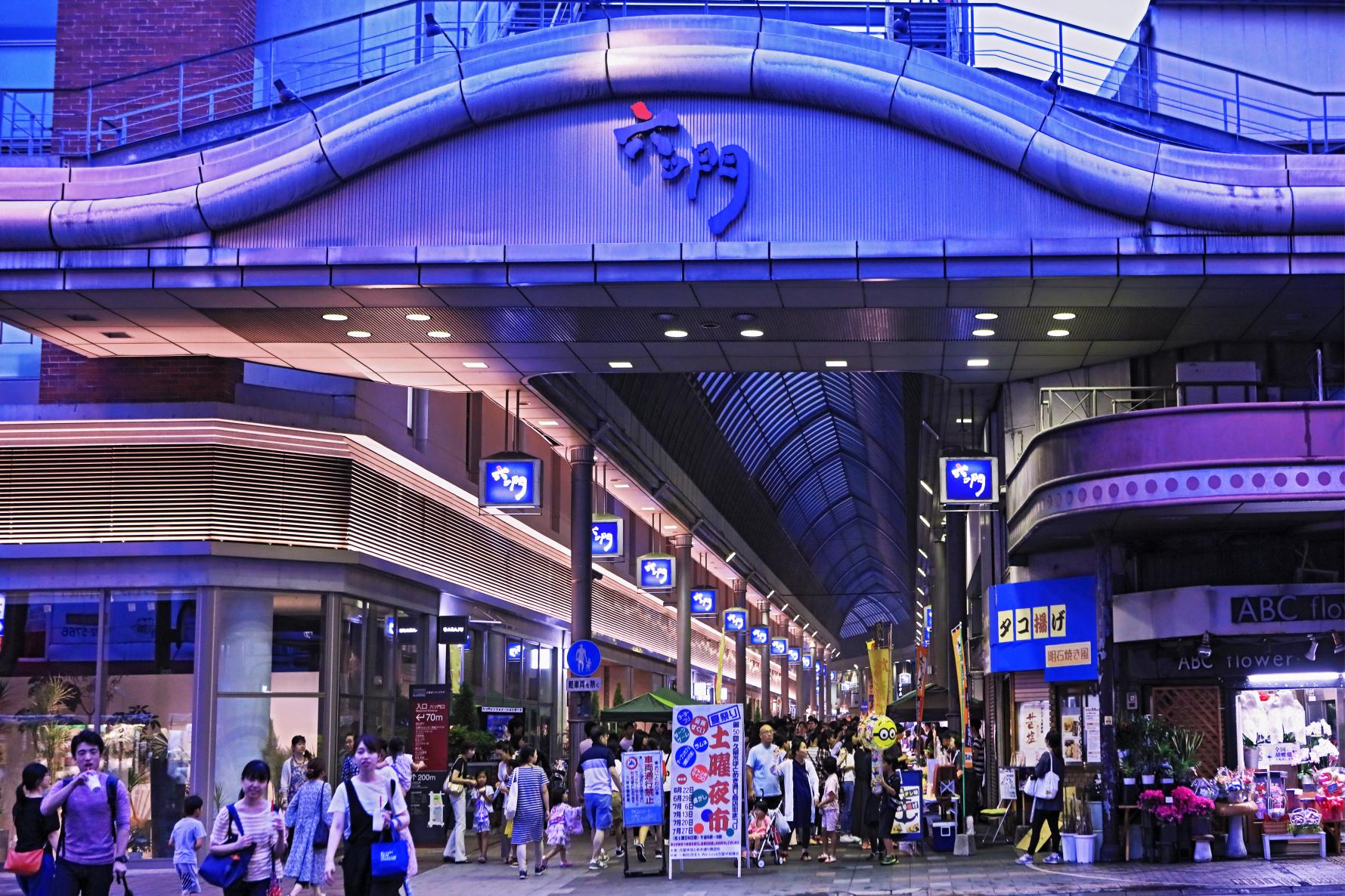 久留米ほとめき通り商店街 土曜夜市