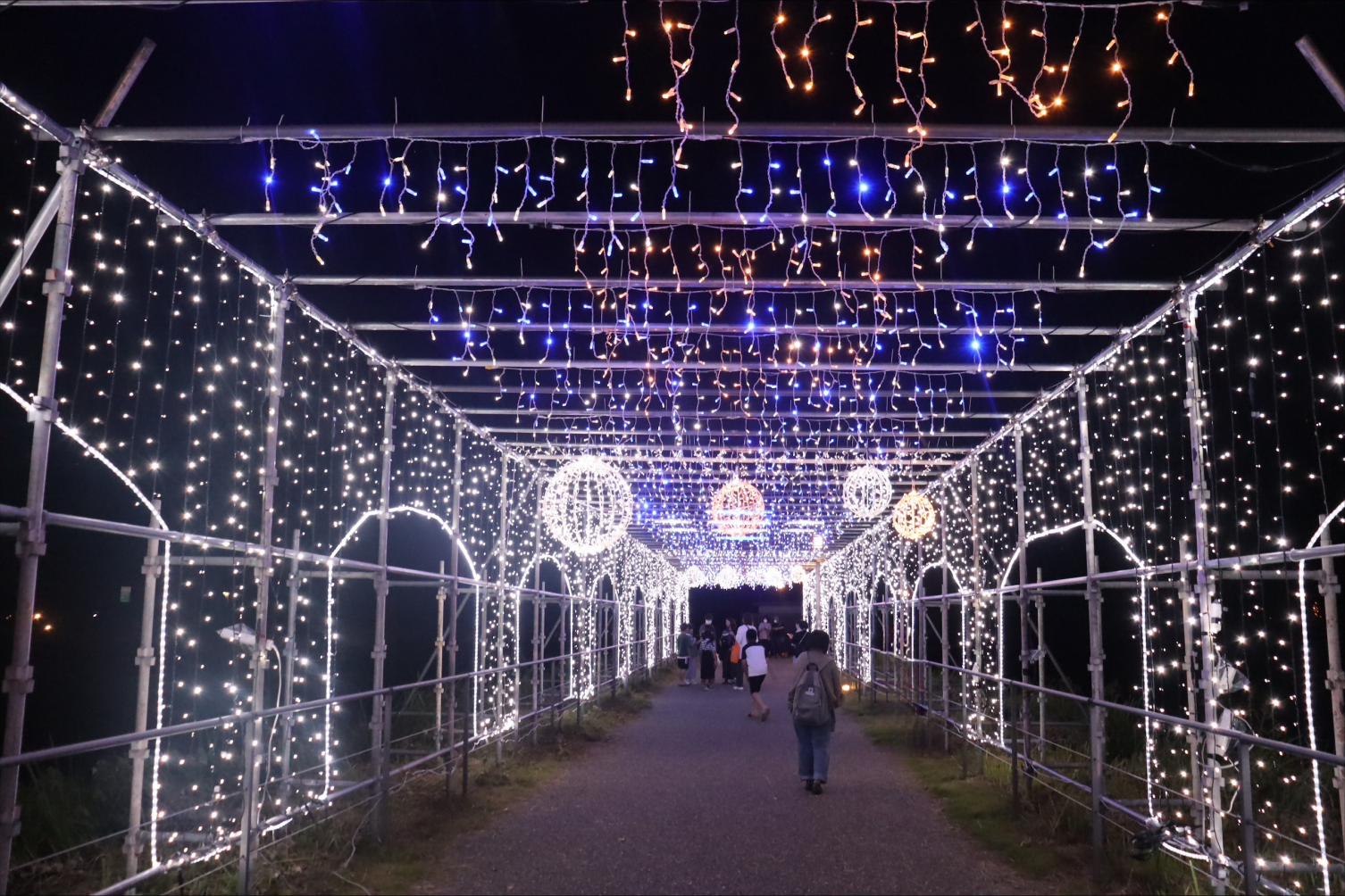 こうげ大池 灯りの祭典 ”灯籠祭×イルミネーション”