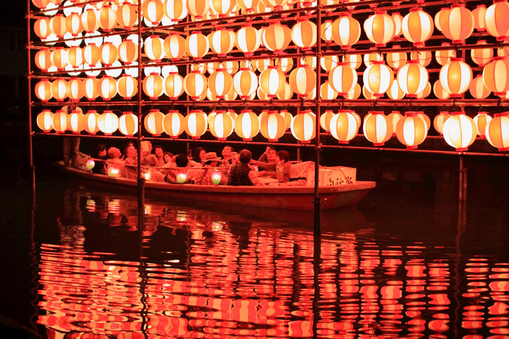 白秋祭水上パレード
