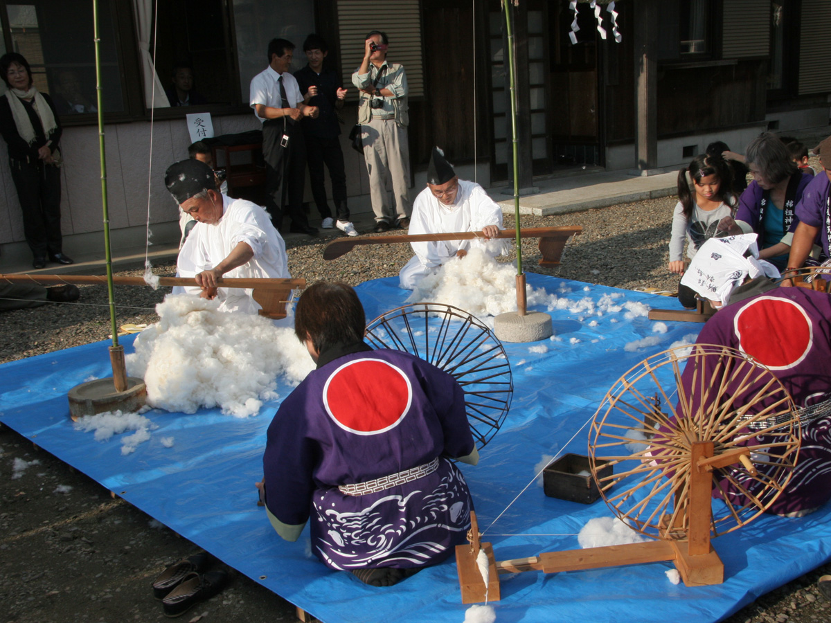 天竹神社「棉祖祭」