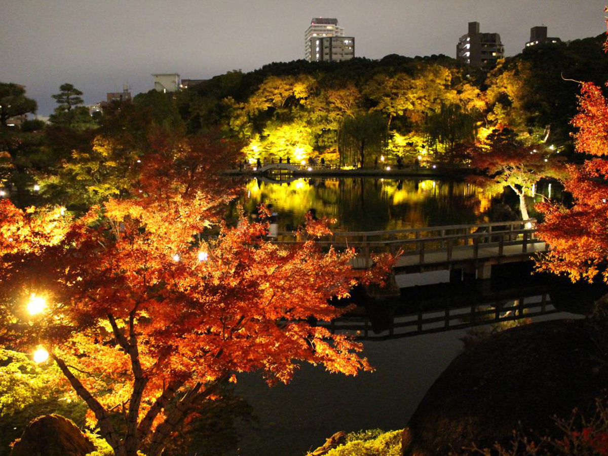 錦を纏う 徳川園紅葉祭