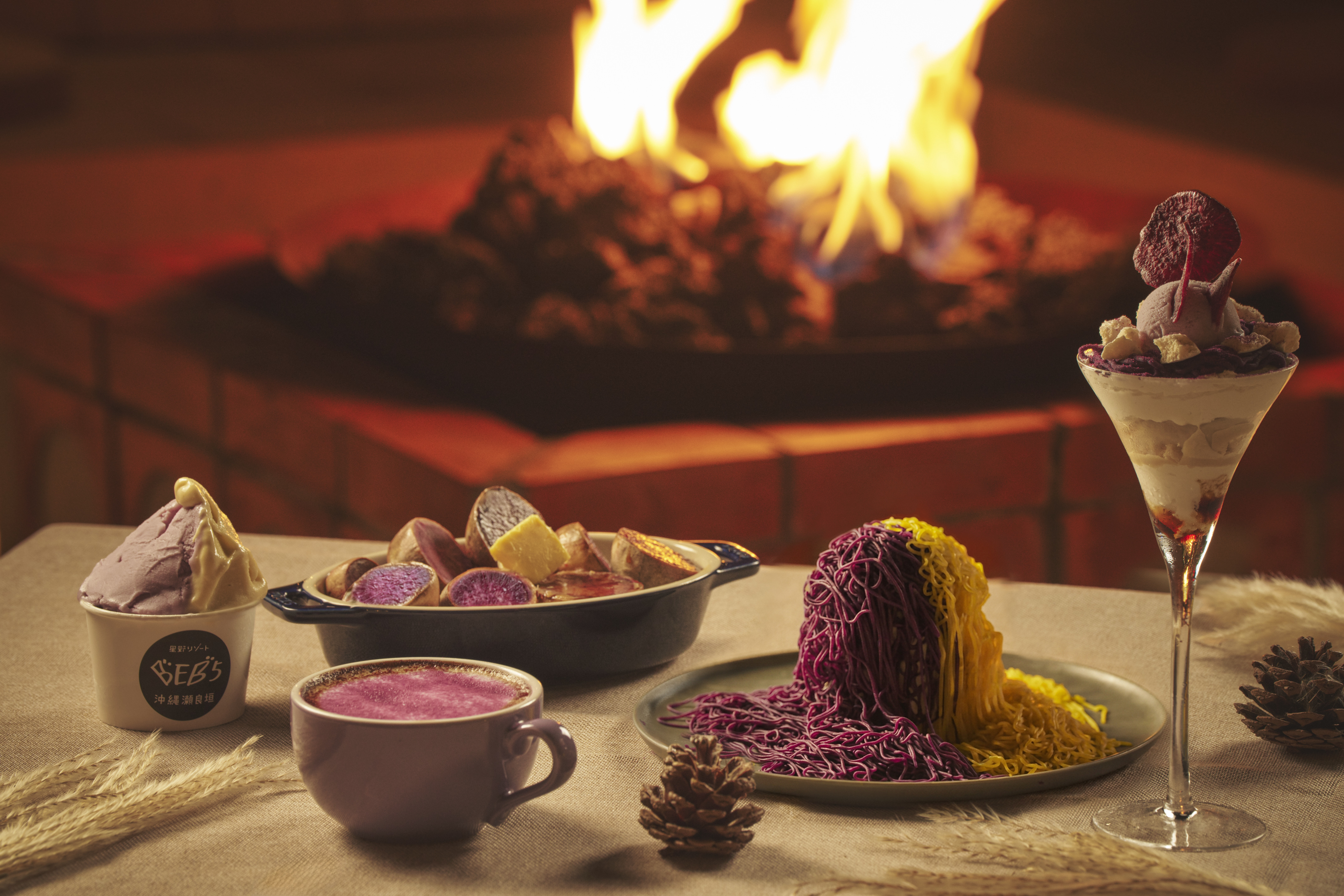 Purple Sweet Potato Sweets Night — Sauna and Cafe Treats